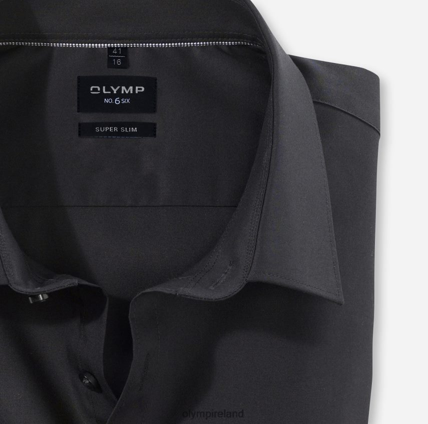 Clothing OLYMP No. Six Super Slim, Business Shirt, Urban Kent, Black 24L846269