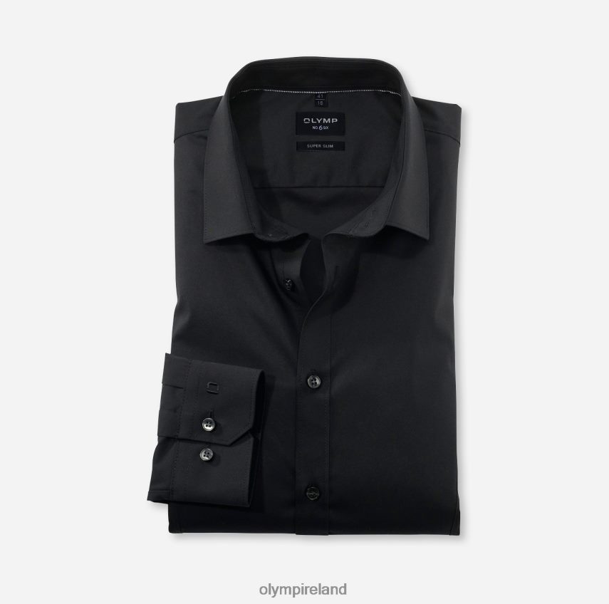 Clothing OLYMP No. Six Super Slim, Business Shirt, Urban Kent, Black 24L846272