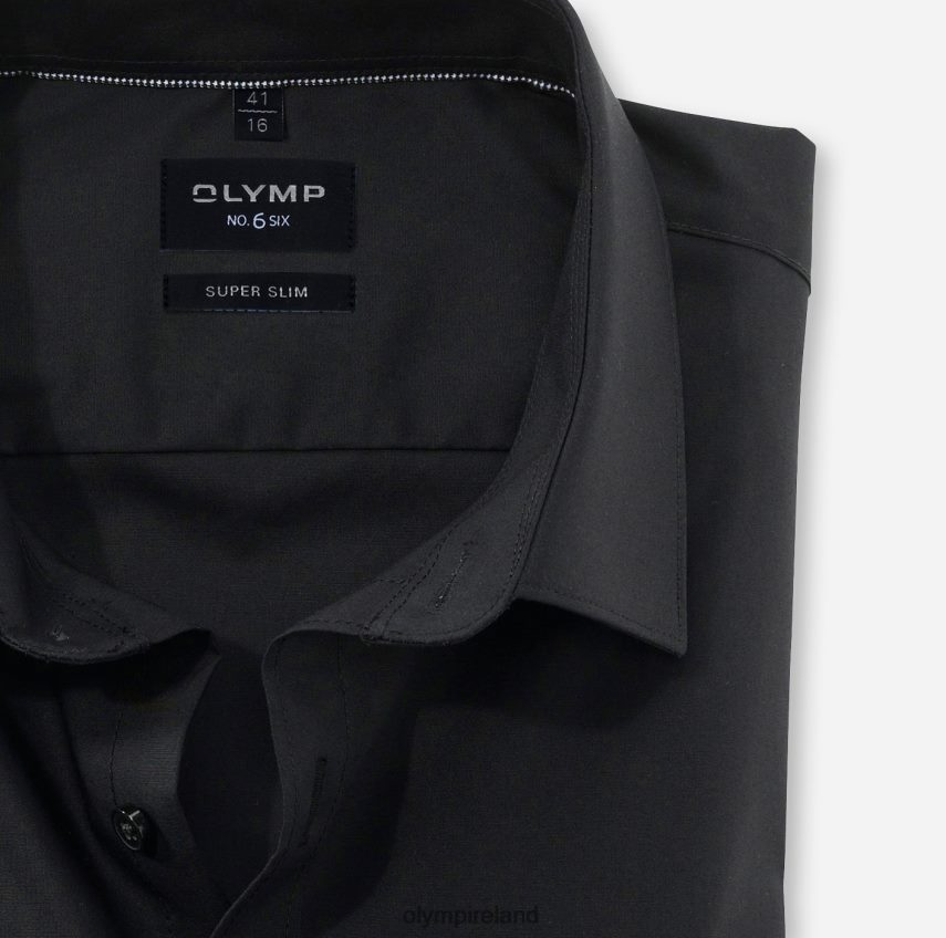 Clothing OLYMP No. Six Super Slim, Business Shirt, Urban Kent, Black 24L846272