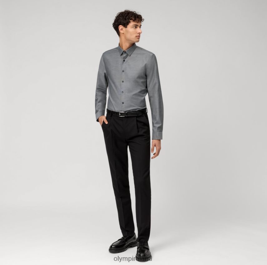Clothing OLYMP No. Six Super Slim, Business Shirt, Urban Kent, Black 24L846284