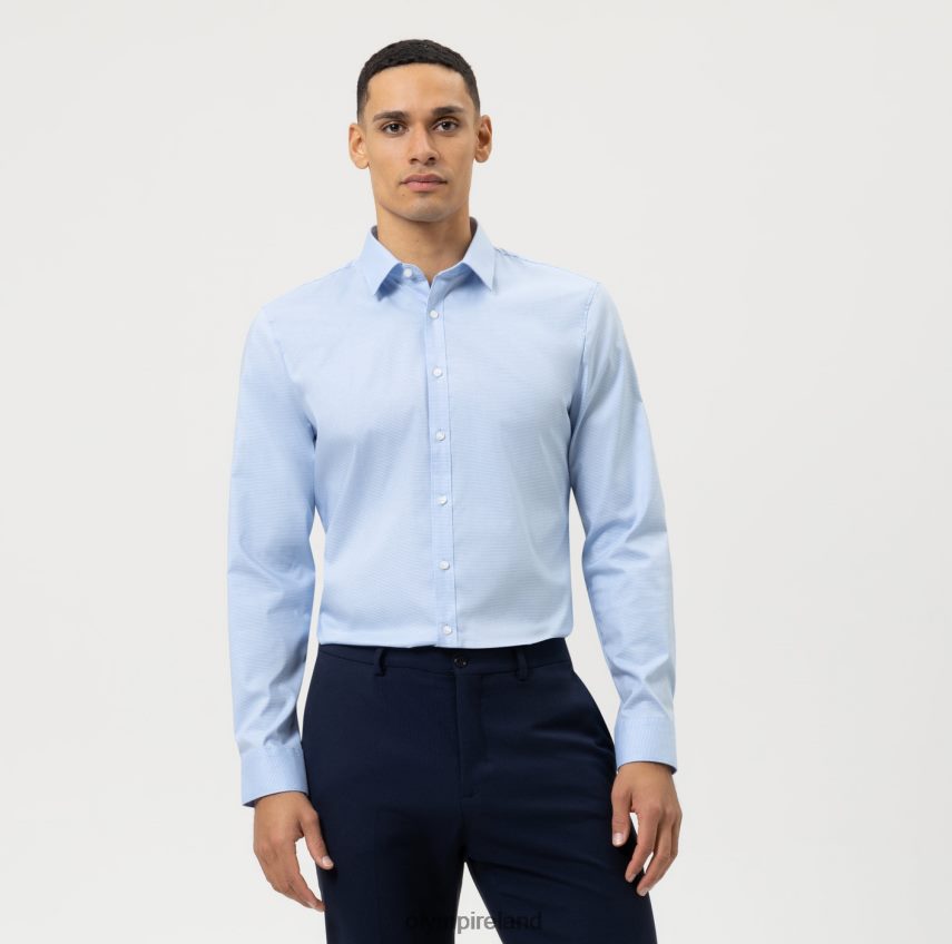 Clothing OLYMP No. Six Super Slim, Business Shirt, Urban Kent, Bleu 24L84676