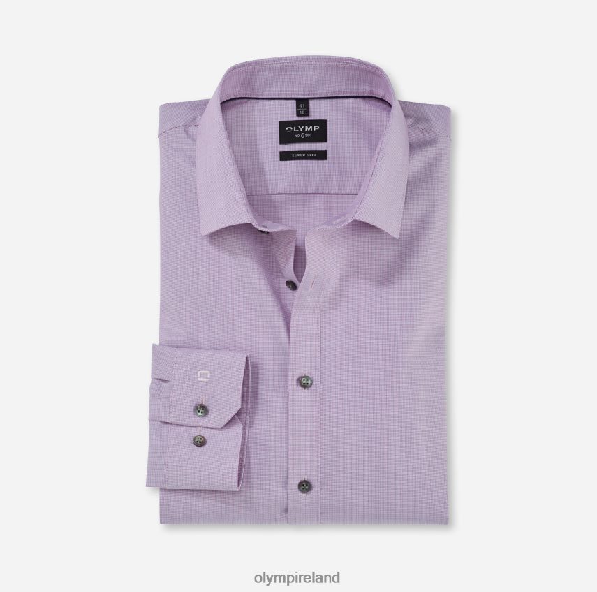 Clothing OLYMP No. Six Super Slim, Business Shirt, Urban Kent, Fuchsia 24L846223