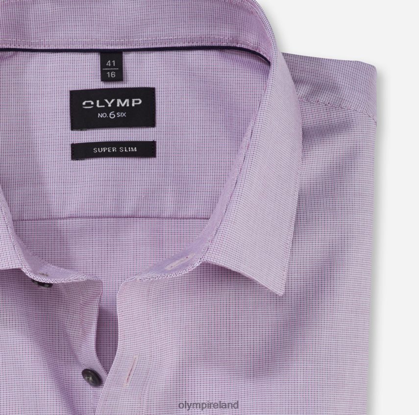 Clothing OLYMP No. Six Super Slim, Business Shirt, Urban Kent, Fuchsia 24L846223