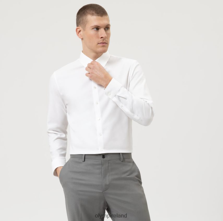 Clothing OLYMP No. Six Super Slim, Business Shirt, Urban Kent, Light Beige 24L846119