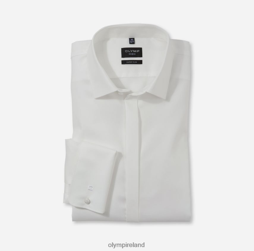 Clothing OLYMP No. Six Super Slim, Business Shirt, Urban Kent, Light Beige 24L846263