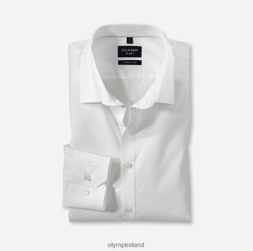 Clothing OLYMP No. Six Super Slim, Business Shirt, Urban Kent, Light Beige 24L846279