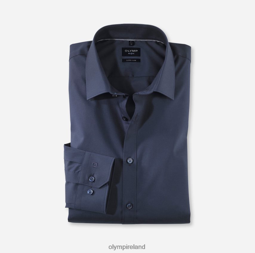Clothing OLYMP No. Six Super Slim, Business Shirt, Urban Kent, Marine 24L846280