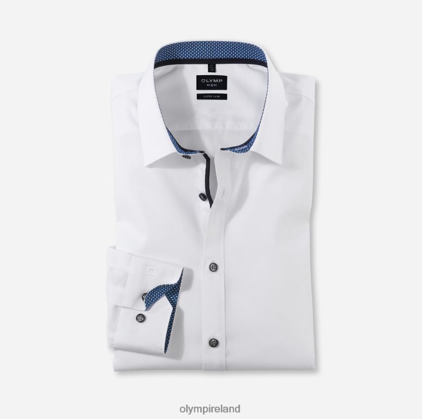 Clothing OLYMP No. Six Super Slim, Business Shirt, Urban Kent, Marine 24L84667