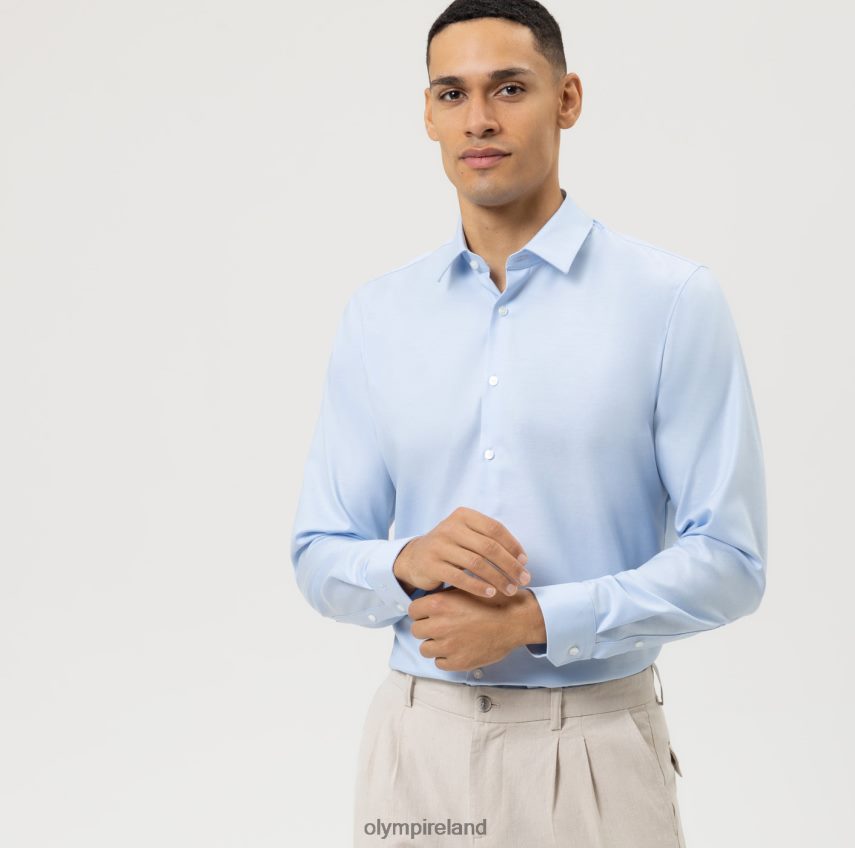 Clothing OLYMP No. Six Super Slim, Business Shirt, Urban Kent, Ozone 24L846117