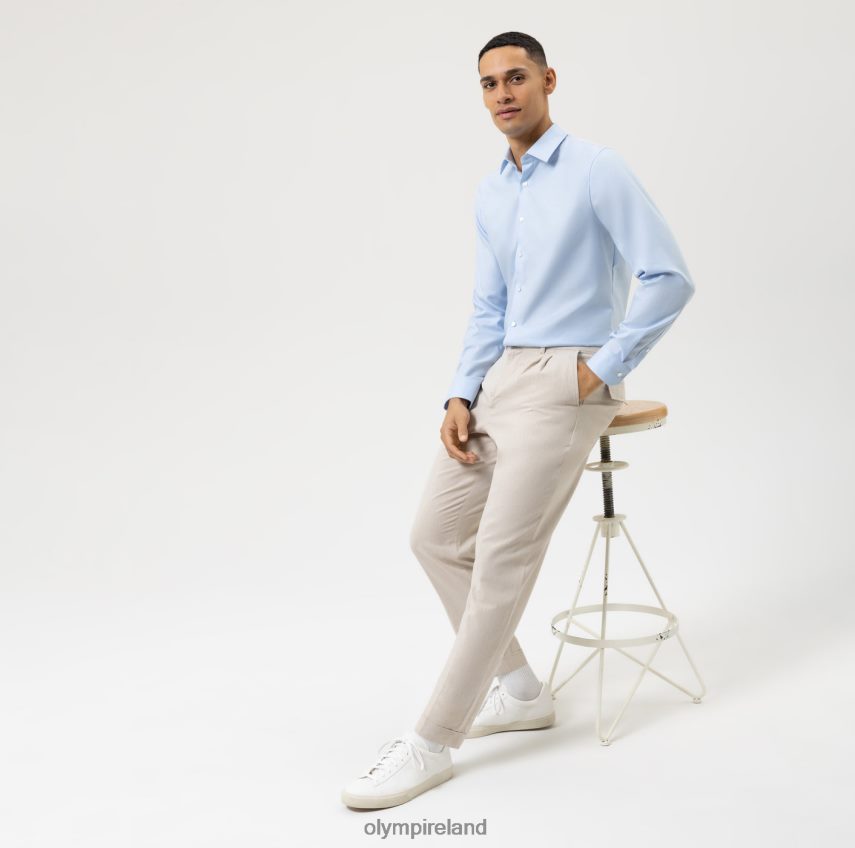 Clothing OLYMP No. Six Super Slim, Business Shirt, Urban Kent, Ozone 24L846117