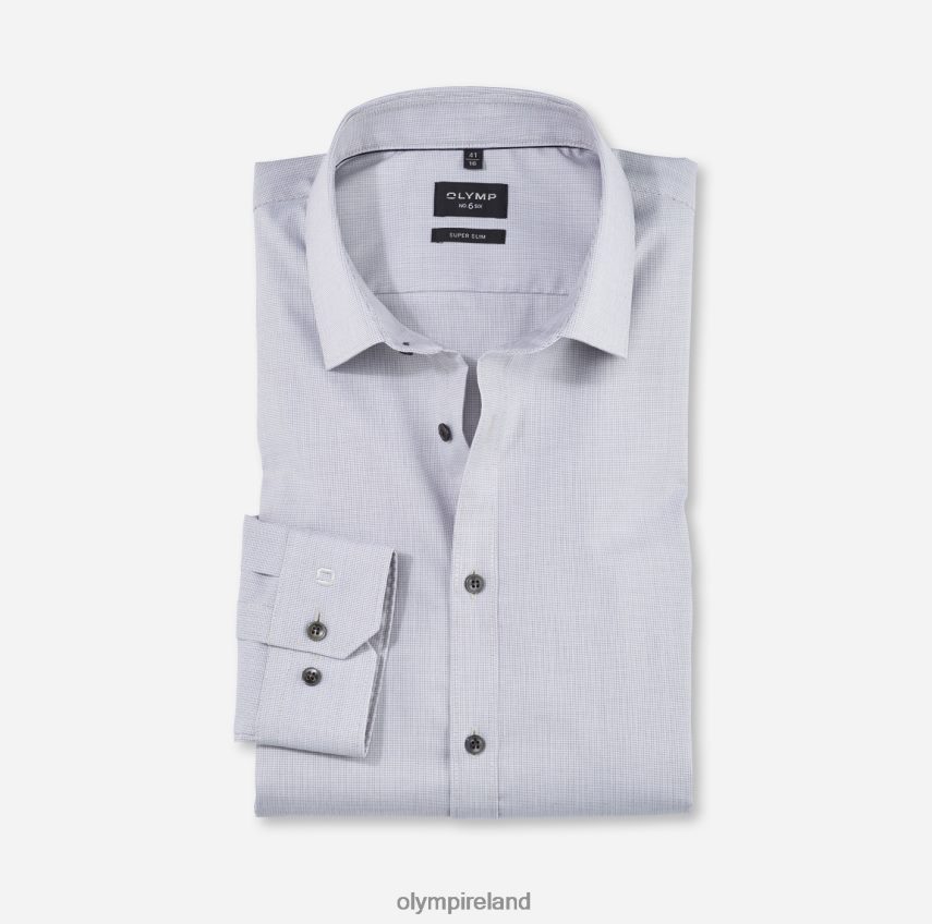 Clothing OLYMP No. Six Super Slim, Business Shirt, Urban Kent, Taupe 24L846221