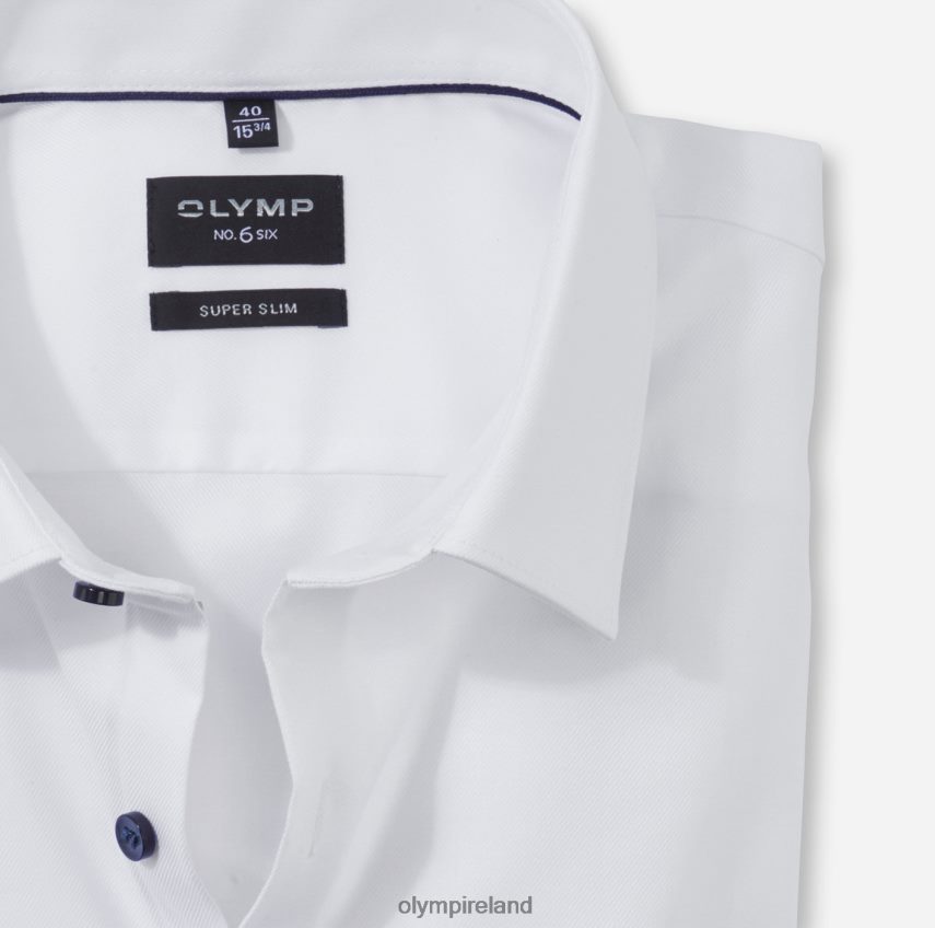 Clothing OLYMP No. Six Super Slim, Business Shirt, Urban Kent, White 24L846262