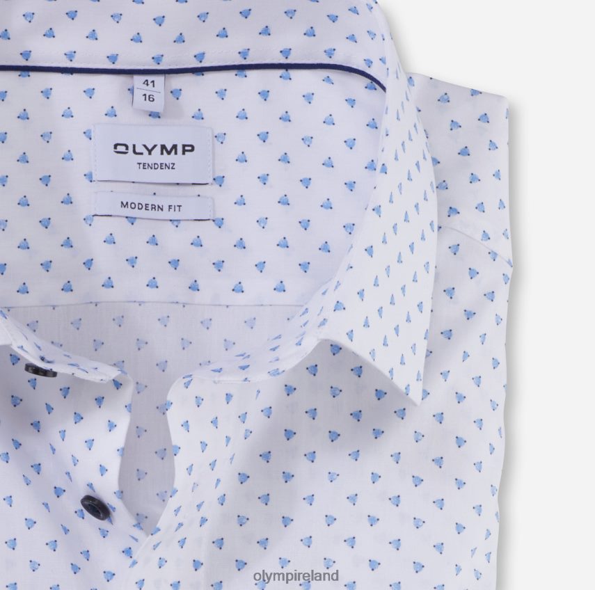 Clothing OLYMP Tendenz Modern Fit, Business Shirt, New Kent, Bleu 24L8461709
