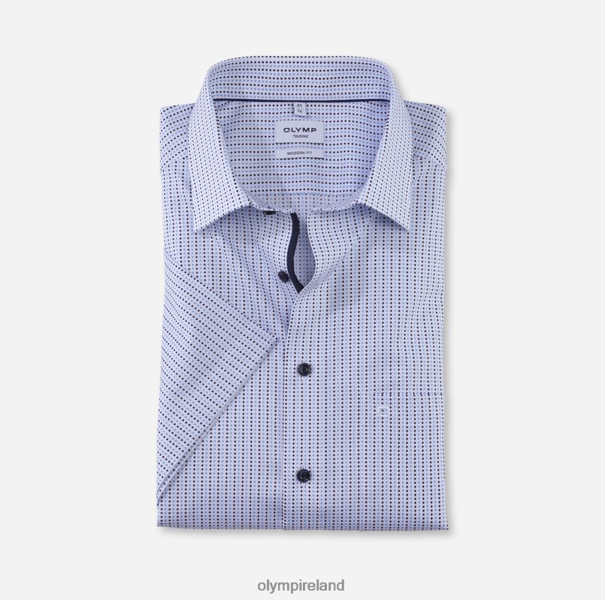 Clothing OLYMP Tendenz Modern Fit, Business Shirt, New Kent, Bleu 24L8461714