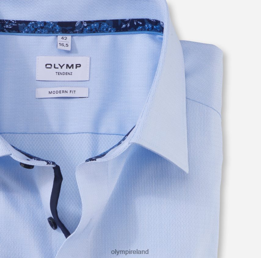 Clothing OLYMP Tendenz Modern Fit, Business Shirt, New Kent, Bleu 24L8461719