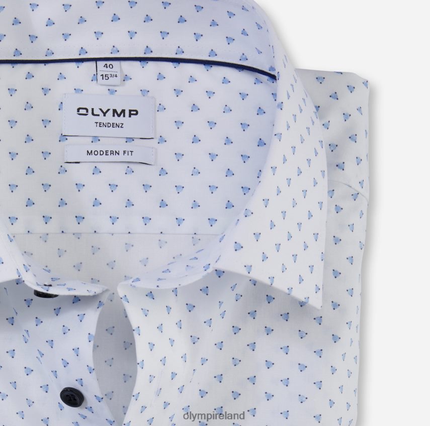 Clothing OLYMP Tendenz Modern Fit, Business Shirt, New Kent, Bleu 24L8461726