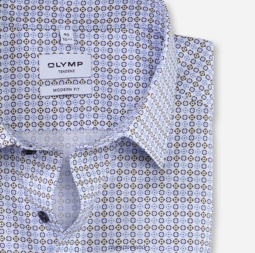 Clothing OLYMP Tendenz Modern Fit, Business Shirt, New Kent, Lime Green 24L8461716