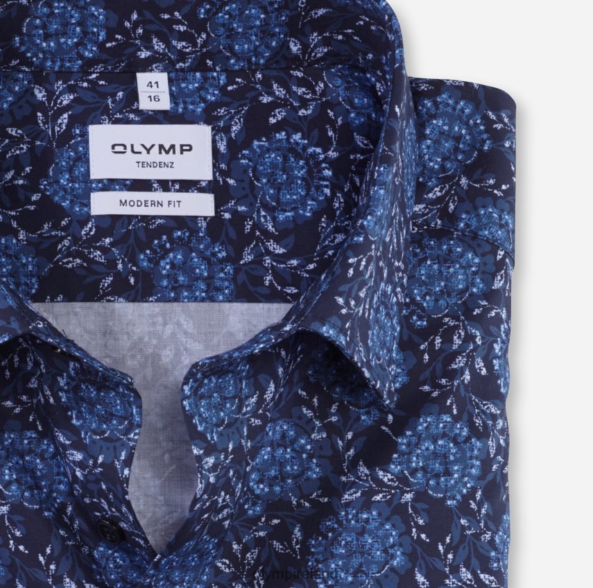 Clothing OLYMP Tendenz Modern Fit, Business Shirt, New Kent, Marine 24L8461717