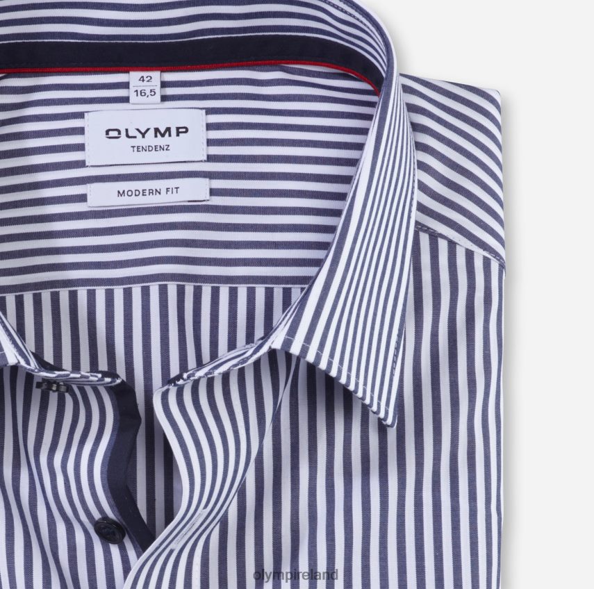 Clothing OLYMP Tendenz Modern Fit, Business Shirt, New Kent, Marine 24L8461718