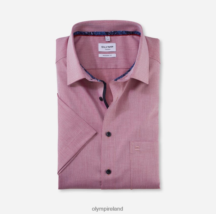 Clothing OLYMP Tendenz Modern Fit, Business Shirt, New Kent, Red 24L8461722