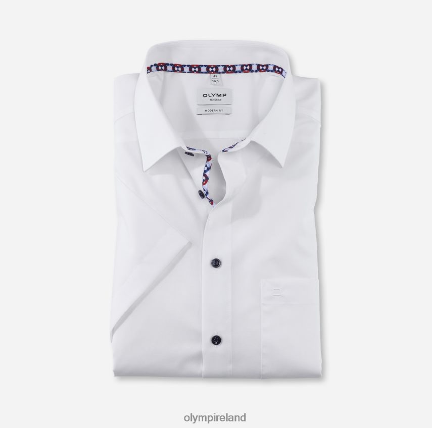 Clothing OLYMP Tendenz Modern Fit, Business Shirt, New Kent, White 24L8461711